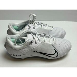 Nike Hyperdiamond 4 Elite Softball Cleats White CZ5917102 Womens Sz 11.5 Mens 10